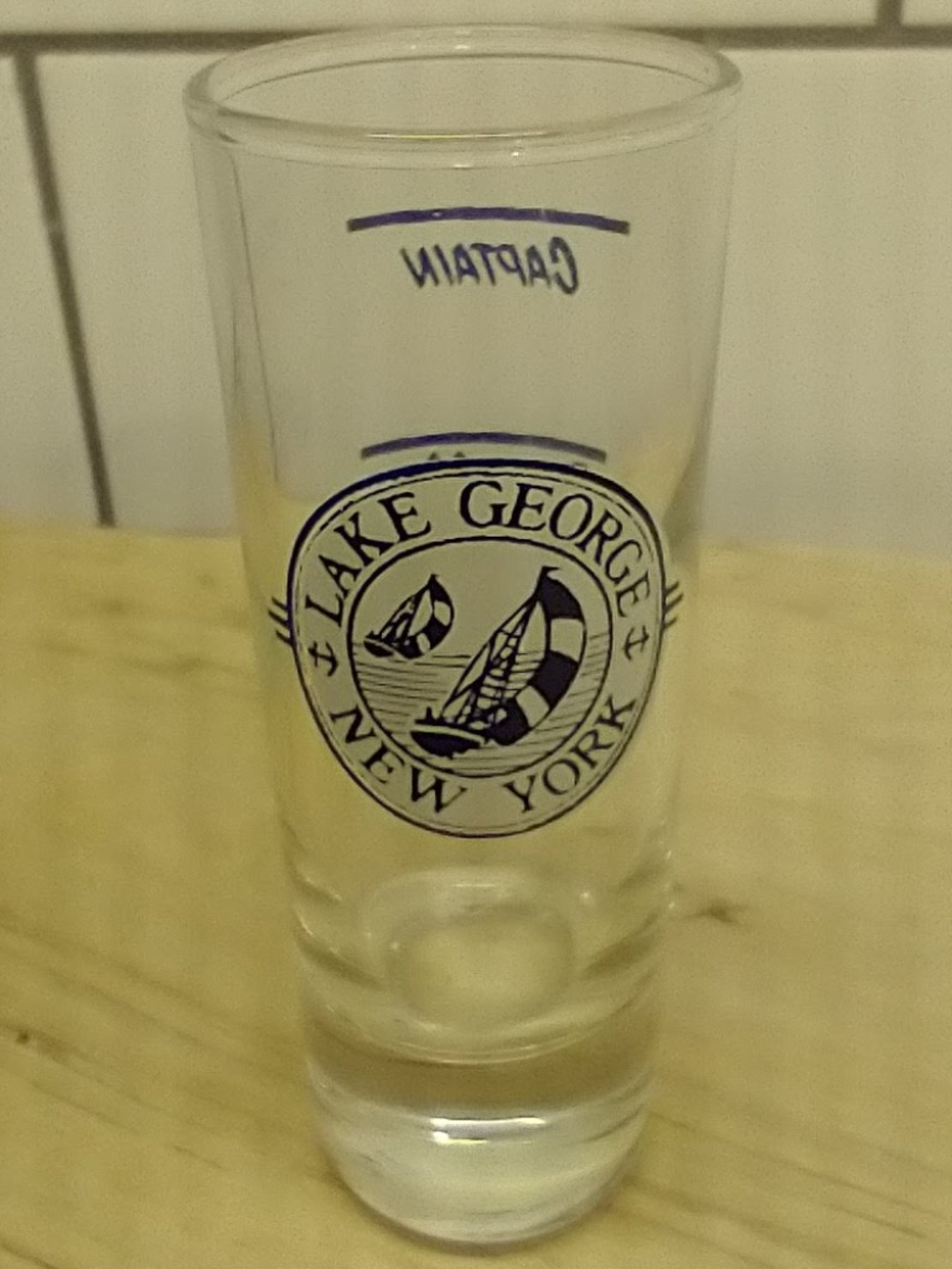Lake George New York Tall Shot Glass